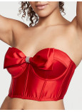Комплект Білизни зі Стразами Victoria's Secret Dream Angels Cupped Bow Bra Top & Very Sexy Mesh & Satin Bow Cutout Back Open Panty_1