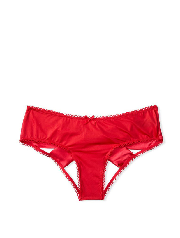 Комплект Білизни зі Стразами Victoria's Secret Dream Angels Wicked Unlined Bow Balconette Bra & Very Sexy Satin Bow Cutout Back Open Panty_6
