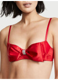 Комплект Білизни зі Стразами Victoria's Secret Dream Angels Wicked Unlined Bow Balconette Bra & Very Sexy Satin Bow Cutout Back Open Panty_4