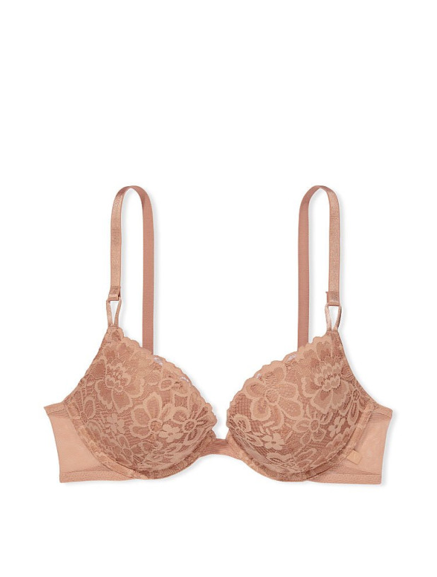 Комплект Білизни Пуш-ап Victoria's Secret Sexy Tee Lace Push-Up Bra & Floral Lace Cheeky Panty_3
