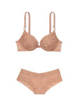 Комплект Білизни Пуш-ап Victoria's Secret Sexy Tee Lace Push-Up Bra & Floral Lace Cheeky Panty_1