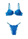 Комплект Білизни зі Стразами Victoria's Secret Very Sexy Bombshell Add-2-Cups Lace Shine Strap Push-Up Bra & Brazilian Panty_2