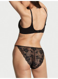 Комплект Білизни Victoria's Secret Love Cloud Lace Lightly Lined Plunge Bra & Lace Adjustable String Bikini Panty_10