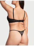 Комплект Білизни Victoria's Secret Love Cloud Lace Lightly Lined Plunge Bra & Adjustable String Lace Thong Panty_10