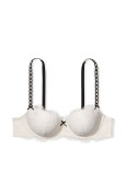 Комплект Білизни Victoria's Secret Dream Angels Lightly Lined Ribbon Slot Demi Bra & Floral Lace Hipster Thong Panty_2