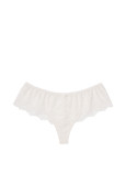 Комплект Білизни Victoria's Secret Dream Angels Lightly Lined Ribbon Slot Demi Bra & Floral Lace Hipster Thong Panty_3