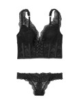 Комплект Білизни з Корсетом Victoria's Secret Very Sexy La Fleur Lace-Up Corset Top & Corded Thong Panty_3