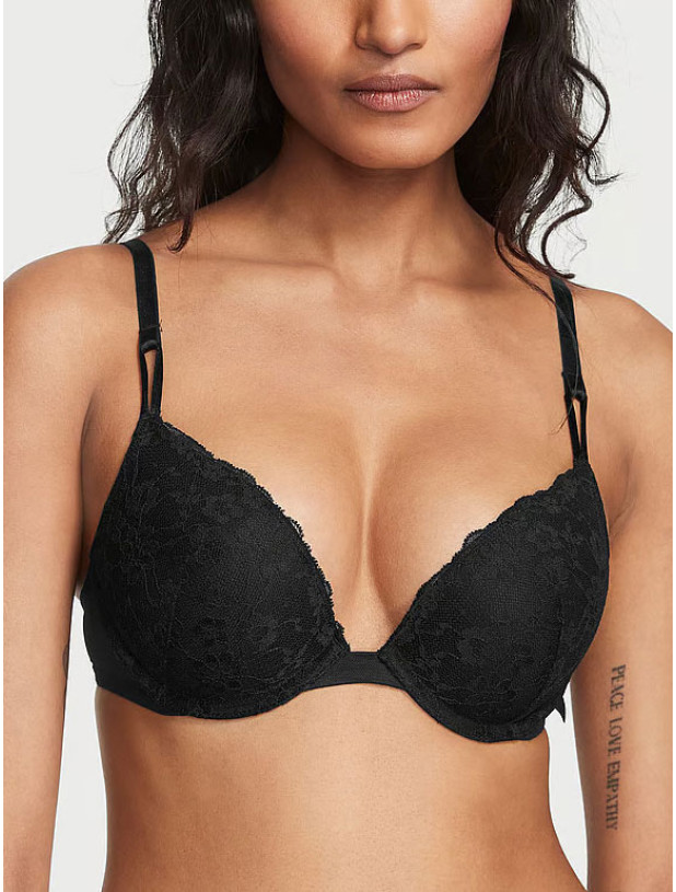 Комплект Білизни Пуш-ап Victoria's Secret Sexy Tee Smooth Push-Up Bra & The Lacie Lace-Up Cheeky Panty_7