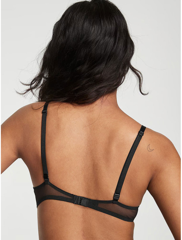 Комплект Білизни Пуш-ап Victoria's Secret Sexy Tee Smooth Push-Up Bra & The Lacie Lace-Up Cheeky Panty_8
