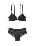 Комплект Білизни Пуш-ап Victoria's Secret Sexy Tee Smooth Push-Up Bra & The Lacie Posey Lace Cheeky Panty_2
