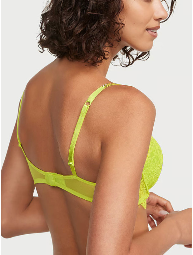 Комплект Білизни зі Стразами Victoria's Secret Very Sexy Lace Shine Strap Push-Up Bra & Brazilian Panty_7