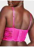 Комплект Білизни зі Стразами Victoria's Secret Very Sexy Bombshell Add-2-Cups Push-Up Corset Top & Micro Lace Shine Strap Cheekini Panty_9