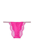 Комплект Білизни зі Стразами Victoria's Secret Very Sexy Bombshell Add-2-Cups Push-Up Corset Top & Micro Lace Shine Strap Cheekini Panty_10