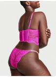 Комплект Білизни зі Стразами Victoria's Secret Very Sexy Bombshell Add-2-Cups Push-Up Corset Top & Micro Lace Shine Strap Cheekini Panty_12