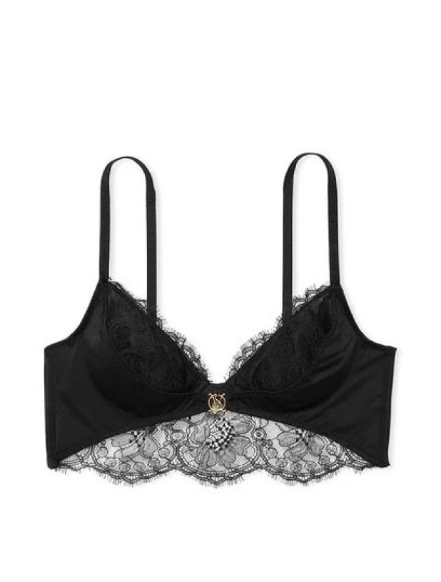 Комплект Білизни з Мереживом Victoria's Secret Very Sexy So Obsessed Unlined Corset Top & Lace String Cheekini Panty_4