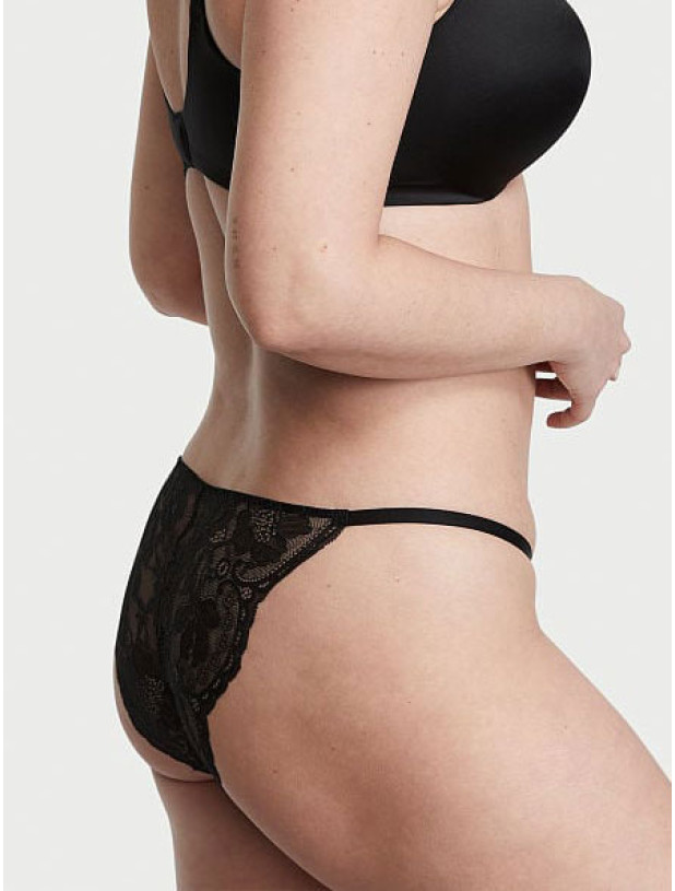 Комплект Білизни з Мереживом Victoria's Secret Very Sexy So Obsessed Unlined Corset Top & Lace String Cheekini Panty_8