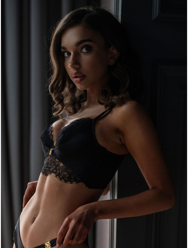 Комплект Білизни з Мереживом Victoria's Secret Very Sexy So Obsessed Unlined Corset Top & Lace String Cheekini Panty_3