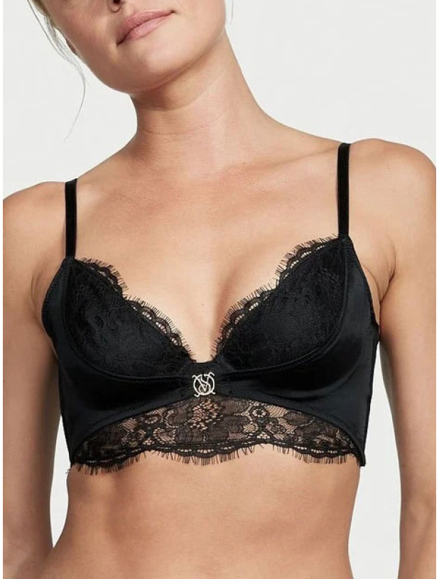 Комплект Білизни з Мереживом Victoria's Secret Very Sexy So Obsessed Unlined Corset Top & Lace String Cheekini Panty_5