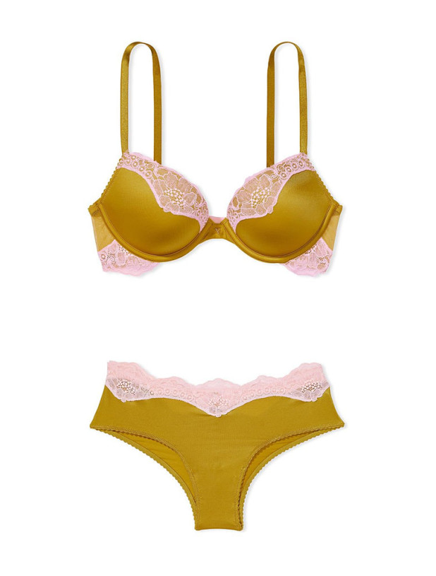 Комплект Білизни Пуш-ап Victoria's Secret Very Sexy Push-Up Bra & Lace Trim Cheeky Panty_4