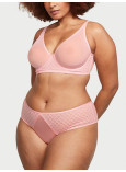 Комплект Білизни Victoria's Secret Very Sexy Icon Mesh Longline Plunge Bra & Lace Cheeky Panty_2