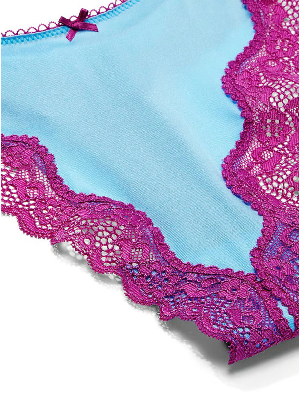 Комплект Білизни Victoria's Secret Tease Unlined Demi Bra & High-Leg Scoop Thong Panty_8