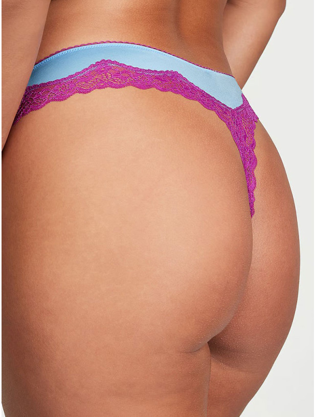 Комплект Білизни Victoria's Secret Tease Unlined Demi Bra & High-Leg Scoop Thong Panty_10