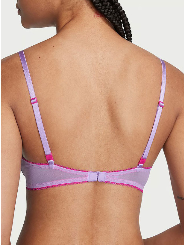 Комплект Білизни Victoria's Secret Tease Unlined Demi Bra & High-Leg Scoop Thong Panty_5