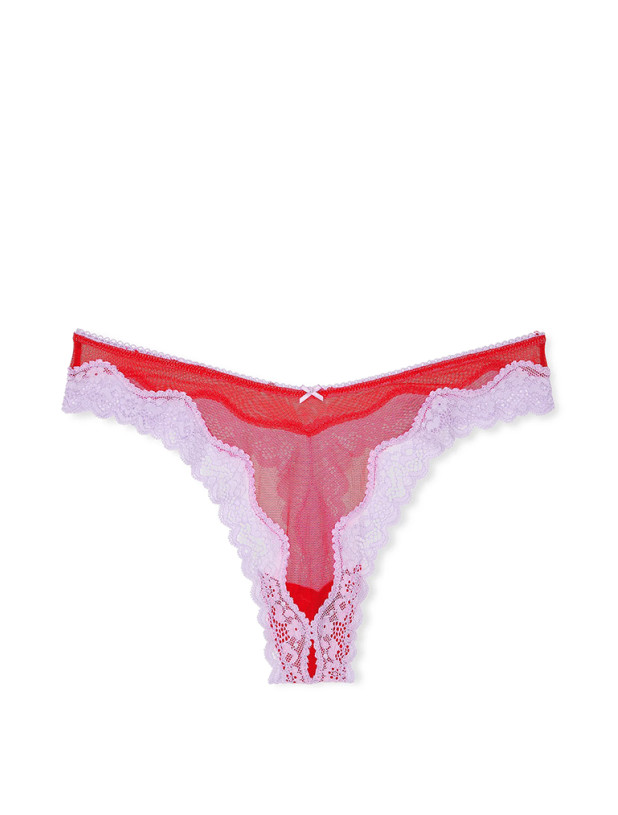 Комплект Білизни Victoria's Secret Tease Unlined Demi Bra & High-Leg Scoop Thong Panty_7