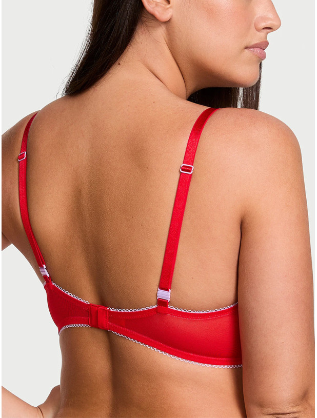 Комплект Білизни Victoria's Secret Tease Unlined Demi Bra & High-Leg Scoop Thong Panty_3