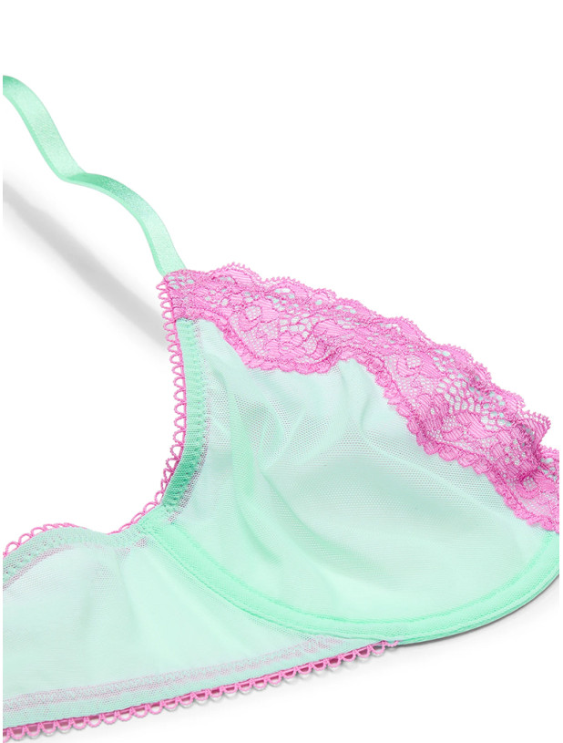 Комплект Білизни Victoria's Secret Tease Unlined Demi Bra & High-Leg Scoop Thong Panty_6