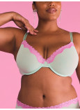 Комплект Білизни Victoria's Secret Tease Unlined Demi Bra & High-Leg Scoop Thong Panty_7