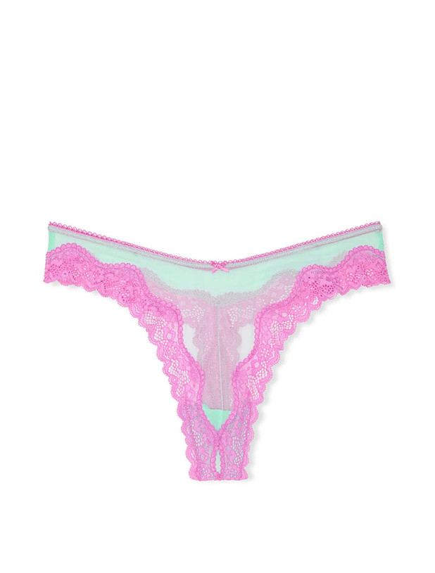 Комплект Білизни Victoria's Secret Tease Unlined Demi Bra & High-Leg Scoop Thong Panty_5