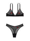 Комплект Білизни Victoria's Secret Tease Wireless Triangle Bralette & Tease High-Leg Scoop Thong Panty_2