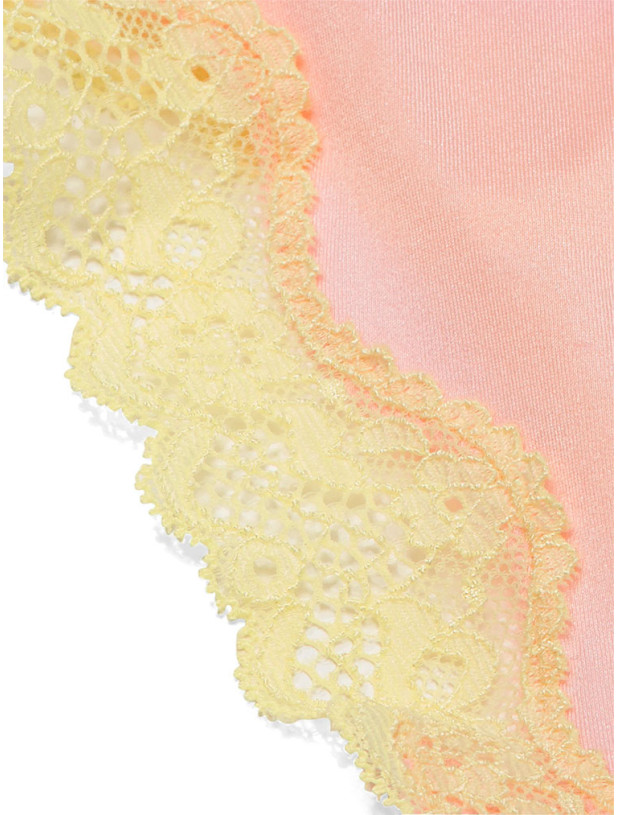 Комплект Білизни Victoria's Secret Tease Wireless Triangle Bralette & Tease High-Leg Scoop Thong Panty_9