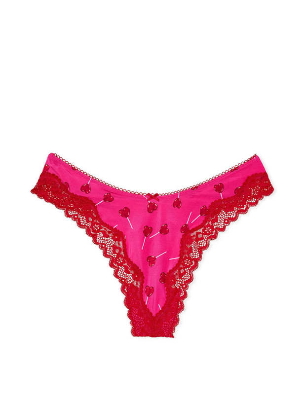 Комплект Білизни Victoria's Secret Tease Wireless Triangle Bralette & Tease High-Leg Scoop Thong Panty_9