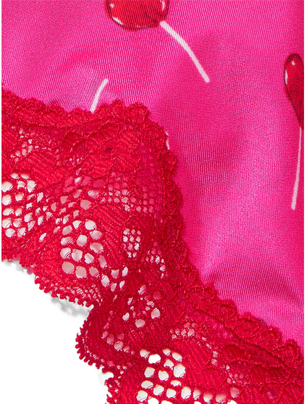Комплект Білизни Victoria's Secret Tease Wireless Triangle Bralette & Tease High-Leg Scoop Thong Panty_8