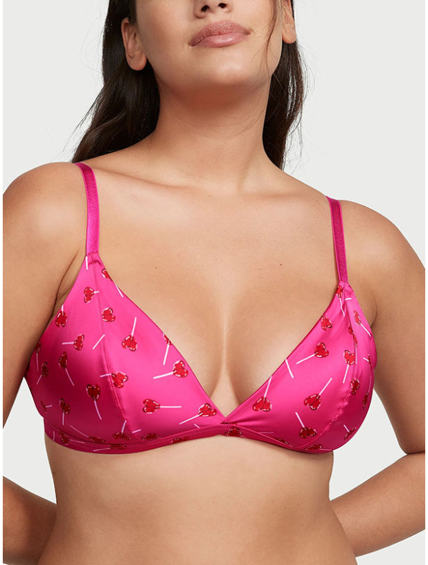Комплект Білизни Victoria's Secret Tease Wireless Triangle Bralette & Tease High-Leg Scoop Thong Panty_4