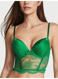 Комплект Білизни зі Стразами Victoria's Secret Very Sexy Bombshell Add-2-Cups Push-Up Corset Top & Shine Strap Cutout Back Thong Panty_1