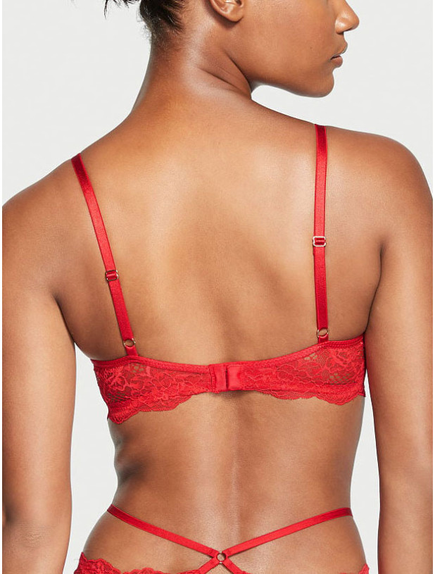 Комплект Білизни з Мереживом Victoria's Secret Very Sexy Push-Up Bra & Micro Lace Inset Thong Panty_5
