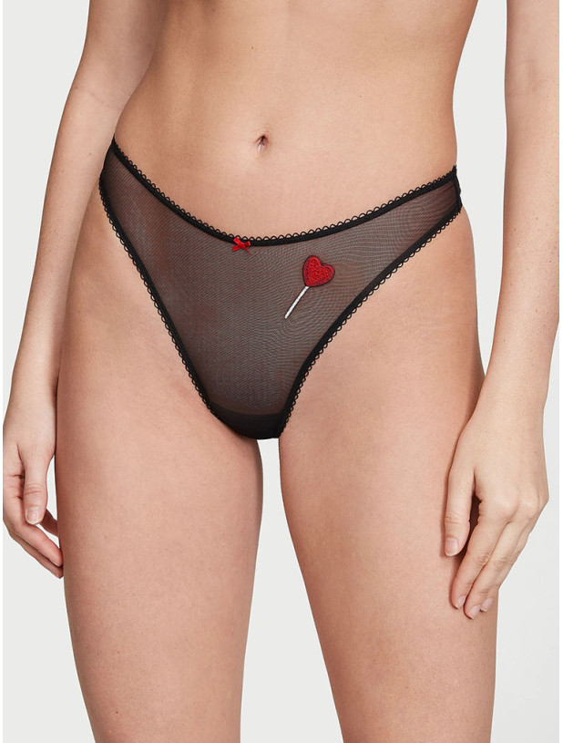 Комплект Білизни Victoria's Secret Tease Unlined Demi Bra & Tease High-Leg Scoop Thong Panty_2