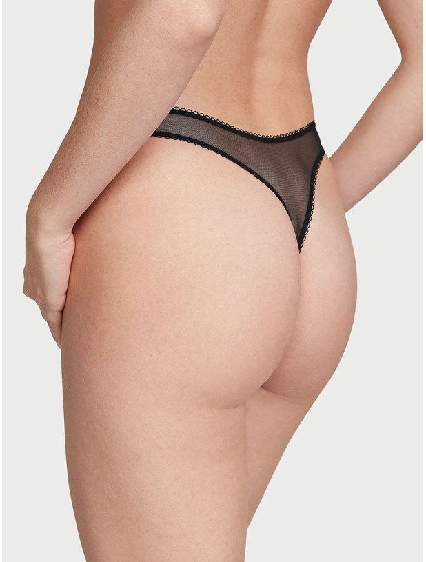 Комплект Білизни Victoria's Secret Tease Unlined Demi Bra & Tease High-Leg Scoop Thong Panty_3