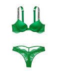 Комплект Білизни зі Стразами Victoria's Secret Very Sexy Shine Strap Push-Up Bra & Thong Panty_3