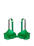 Комплект Білизни зі Стразами Victoria's Secret Very Sexy Shine Strap Push-Up Bra & Thong Panty_4
