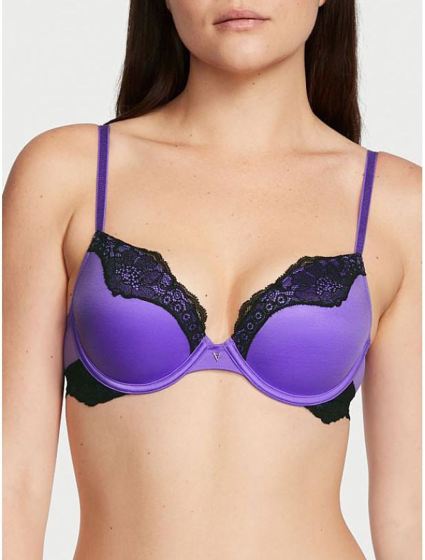Комплект Білизни Пуш-ап Victoria's Secret Very Sexy Push-Up Bra & Lace Trim Thong_5
