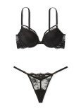 Комплект Білизни Пуш-ап Victoria's Secret Very Sexy Strappy Fishnet Lace Push-Up Bra & Fishnet Lace V-String Panty_2