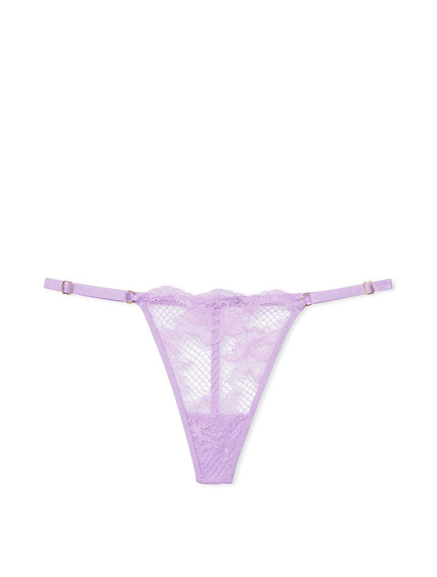 Комплект Білизни Пуш-ап Victoria's Secret Very Sexy Strappy Fishnet Lace Push-Up Bra & Fishnet Lace V-String Panty_6
