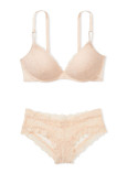 Комплект Білизни Victoria's Secret Sexy Tee Posey Lace Wireless Push-Up Bra & Posey Lace Cheeky Panty_2