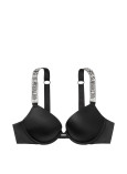 Комплект Білизни зі Стразами Victoria's Secret Very Sexy Push-up Bra & Rhinestone Shine Strap Brazilian Panty_6