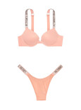Комплект Білизни зі Стразами Victoria's Secret Very Sexy Shine Strap Push-Up Bra & Thong Panty_3