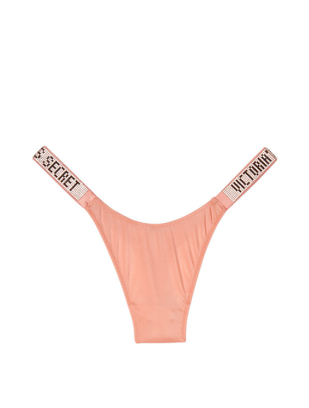 Комплект Білизни зі Стразами Victoria's Secret Very Sexy Shine Strap Push-Up Bra & Thong Panty_5